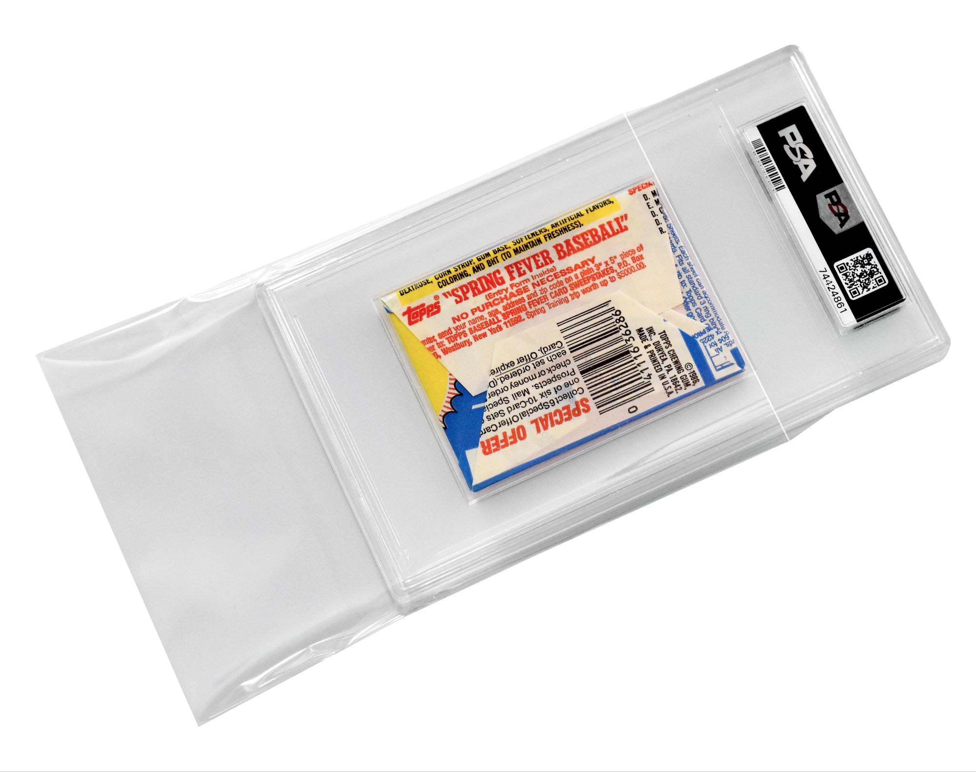 PSA Graded wax pack with protective sleeve