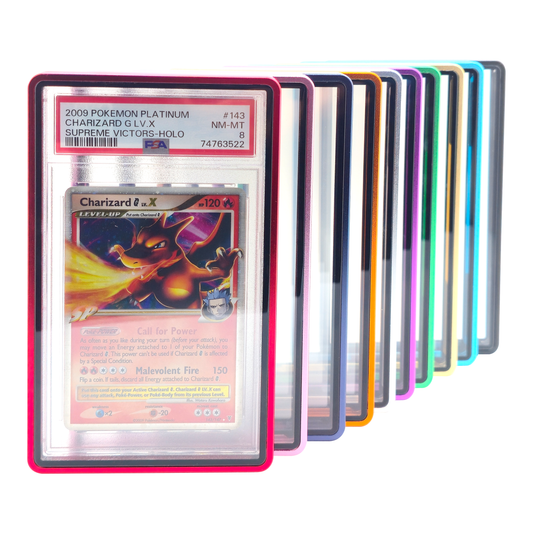 Magnetic Metallic Protective Case for PSA - CGC - AGS - TAG Slabs - 10 Colors