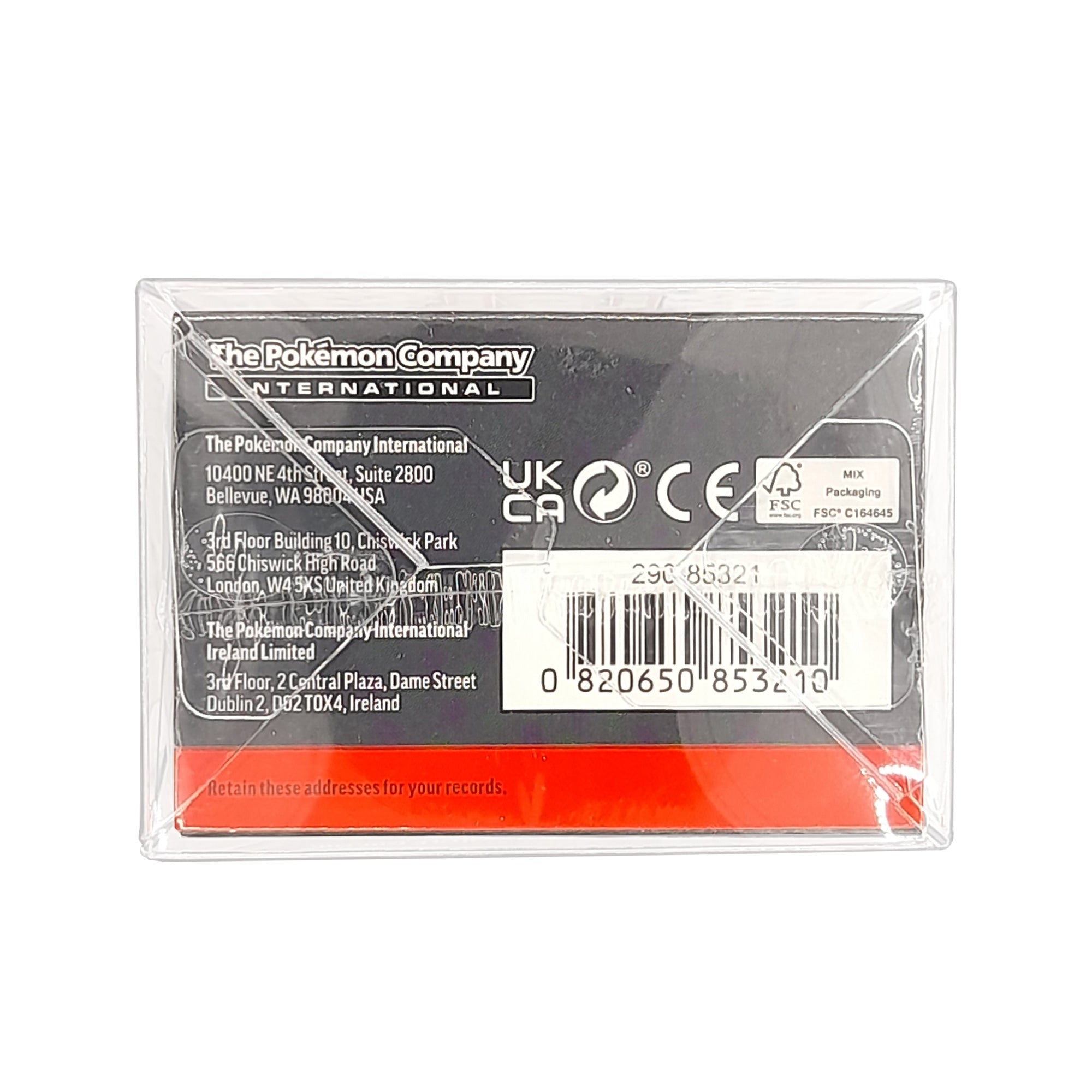 Clear Protective Cases for Pokémon  Booster Bundles and Build Battle Boxes