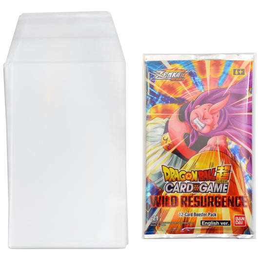 Dragon Ball booster pack in a protective sleeve