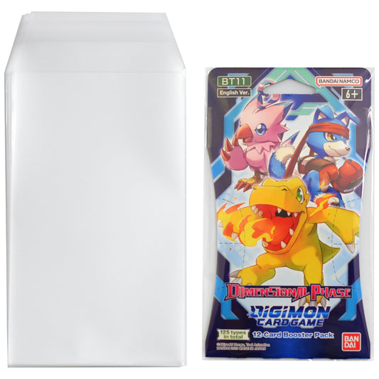 Protective Sleeves for Digimon Sleeved Booster Packs
