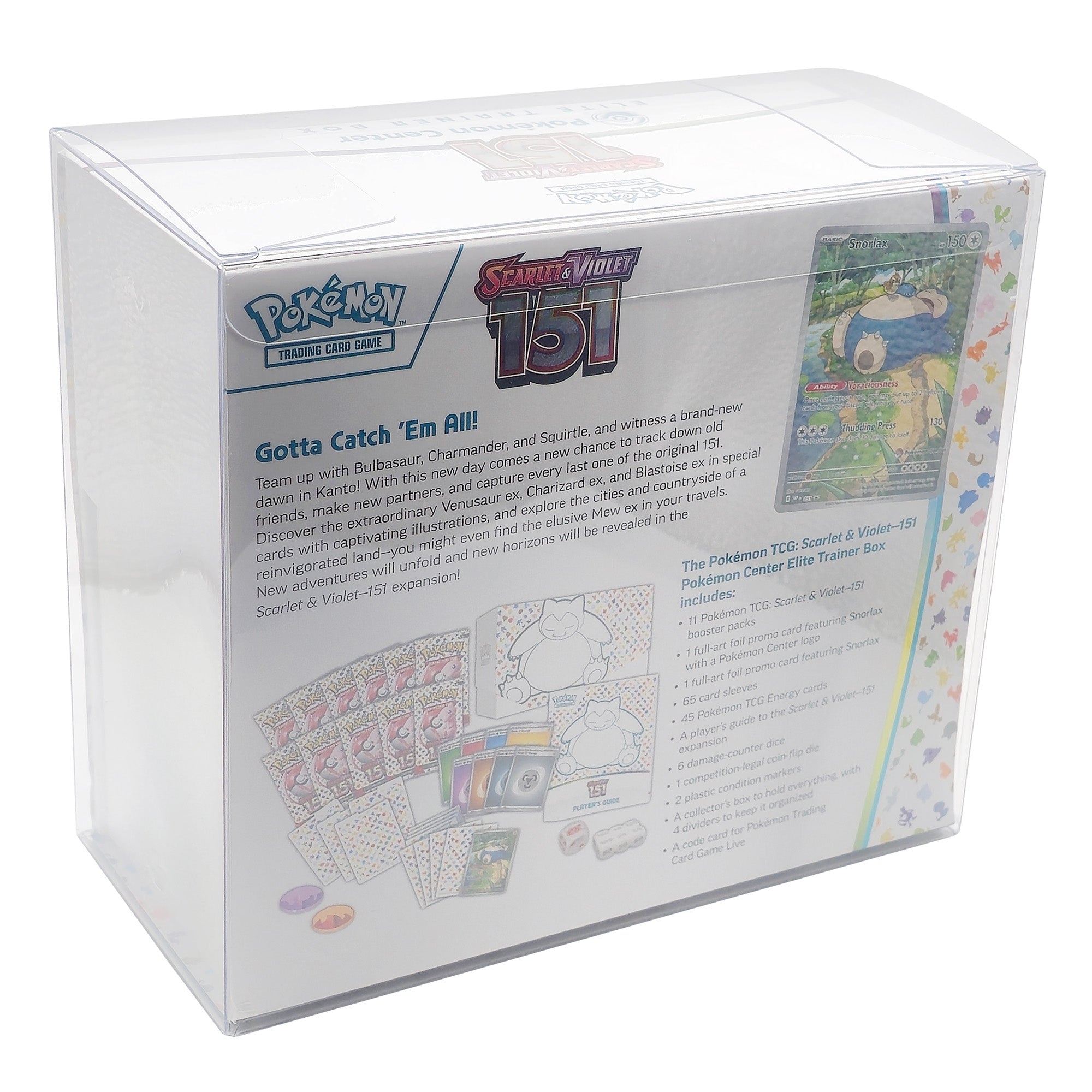 Protective case for Pokémon elite trainer boxes