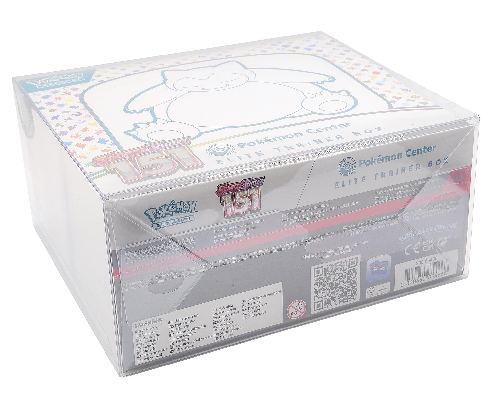 Protective case for Pokémon elite trainer boxes