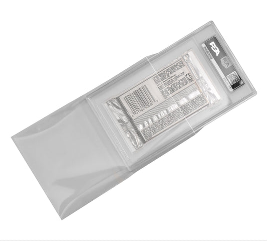 Graded Booster Pack in a protective sleeve with a white background