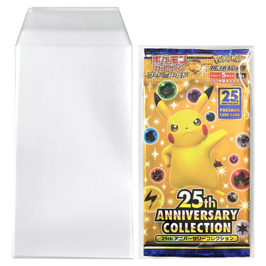 Protective Sleeves for Pokémon Japanese Booster Packs