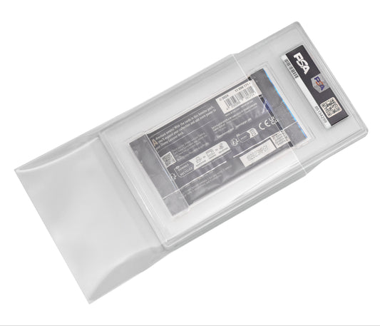 Graded Lorcana Booster Pack in a protective sleeve with a white background