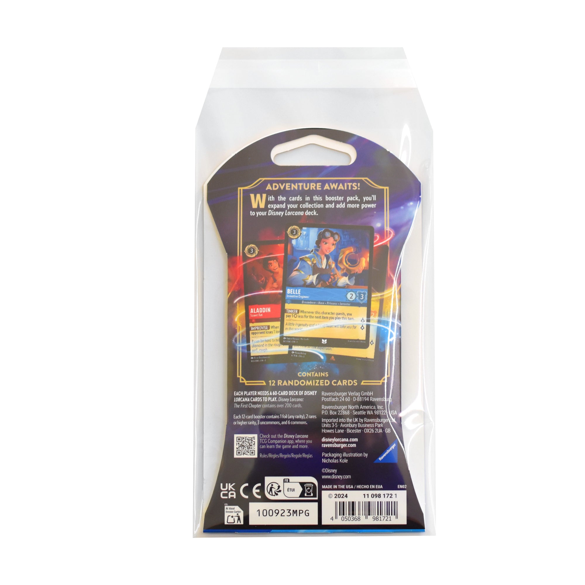 Protective Sleeves for Lorcana Sleeves Booster Packs