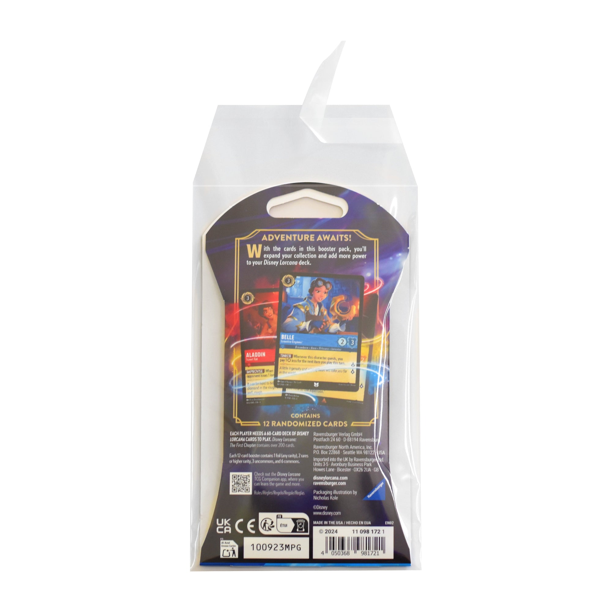 Protective Sleeves for Lorcana Sleeves Booster Packs