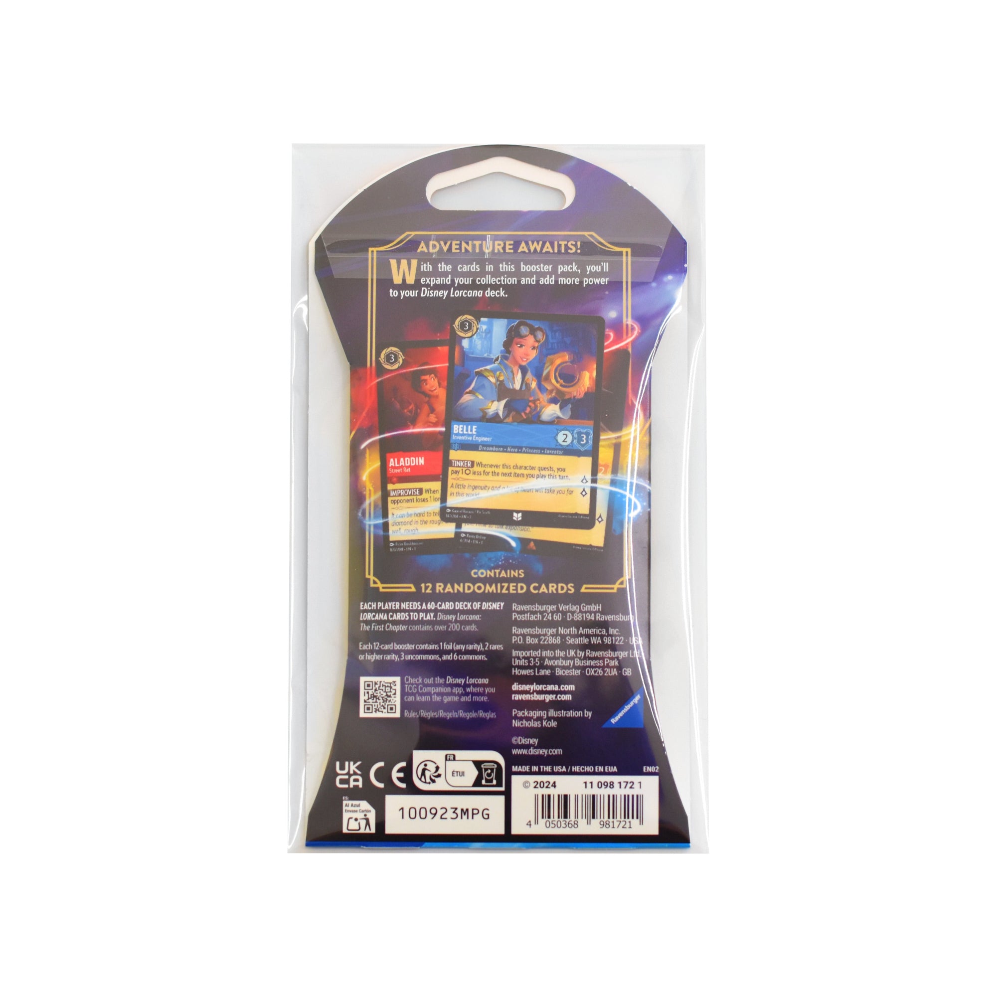 Protective Sleeves for Lorcana Sleeves Booster Packs