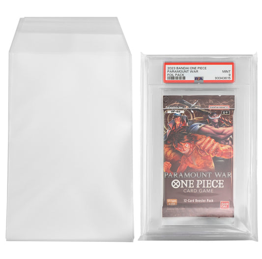 Graded One Piece Booster Pack in a protective sleeve