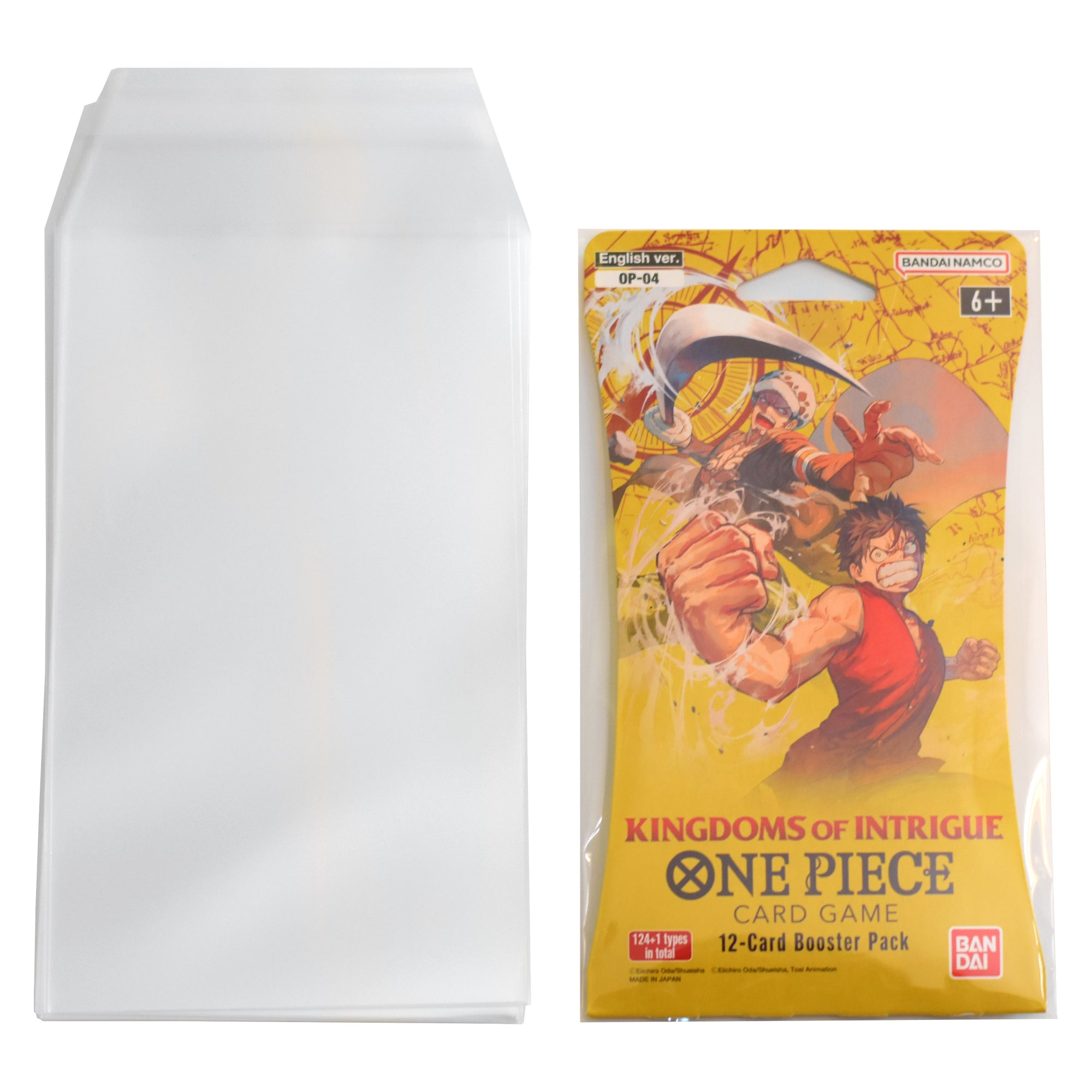 Protective sleeves for OnePiece sleeved booster packs