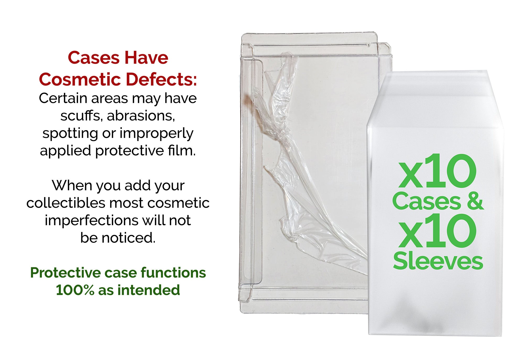 Protective Clear Cases for Single Pokémon Booster Packs - CLEARANCE!