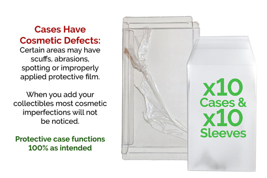 Protective Clear Cases for Single Pokémon Booster Packs - CLEARANCE!