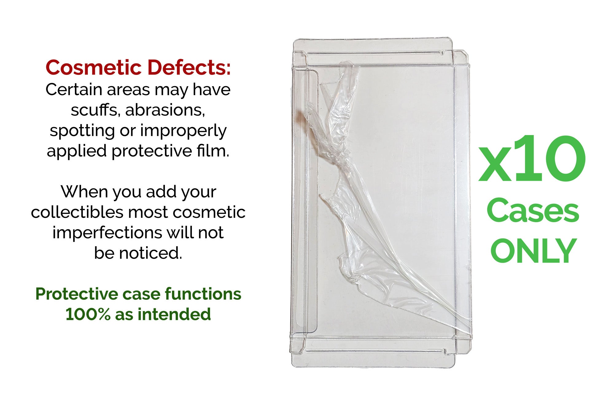 Protective Clear Cases for Single Pokémon Booster Packs - CLEARANCE!
