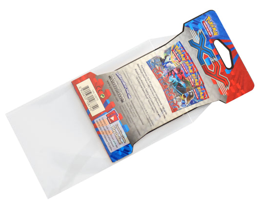 Protective Sleeves for Pokémon Sleeved Booster Packs - x50 Self Sealing Clear View