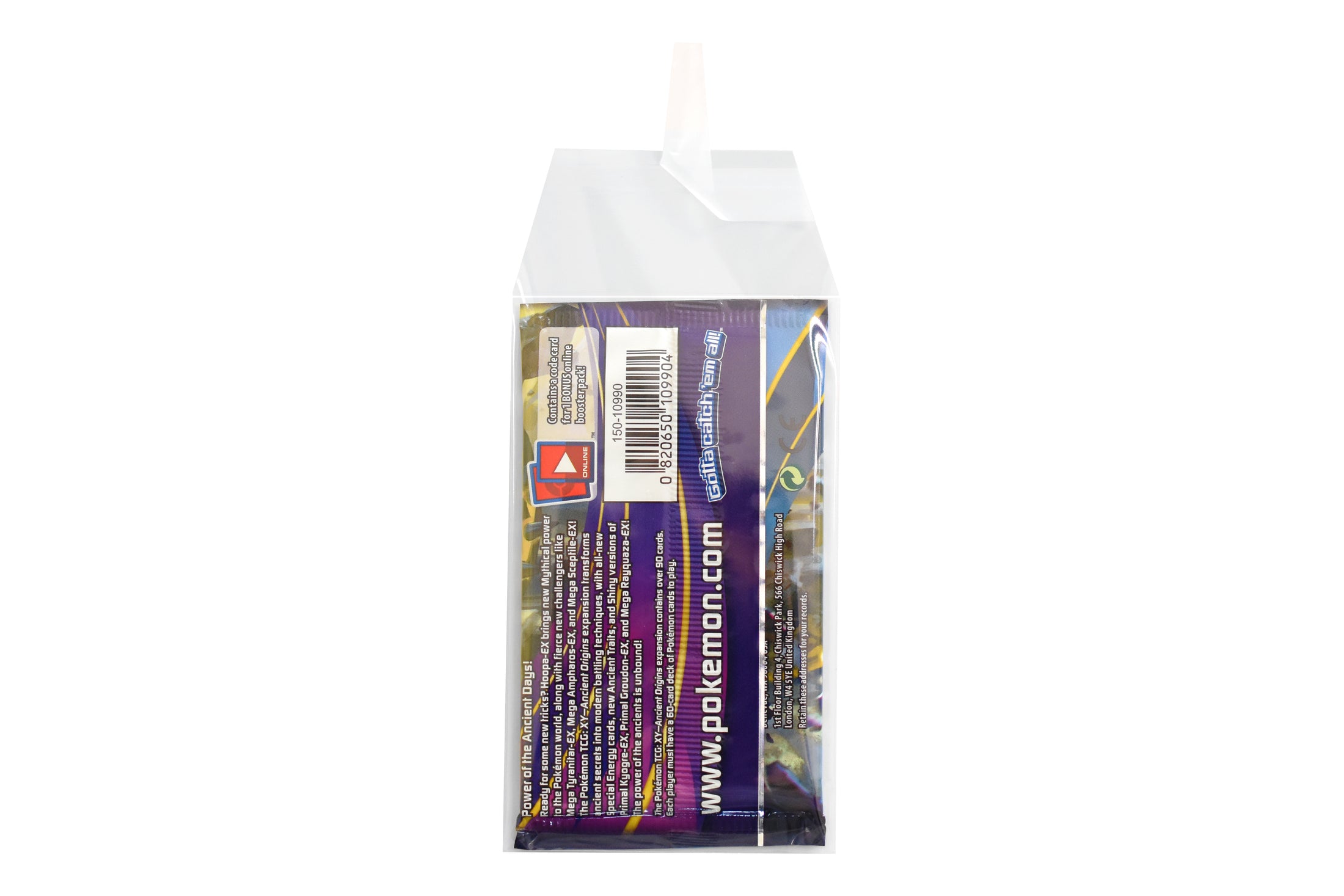 Protective Sleeves for Pokémon TCG Booster Packs - x50 Self Sealing Clear View Sleeves
