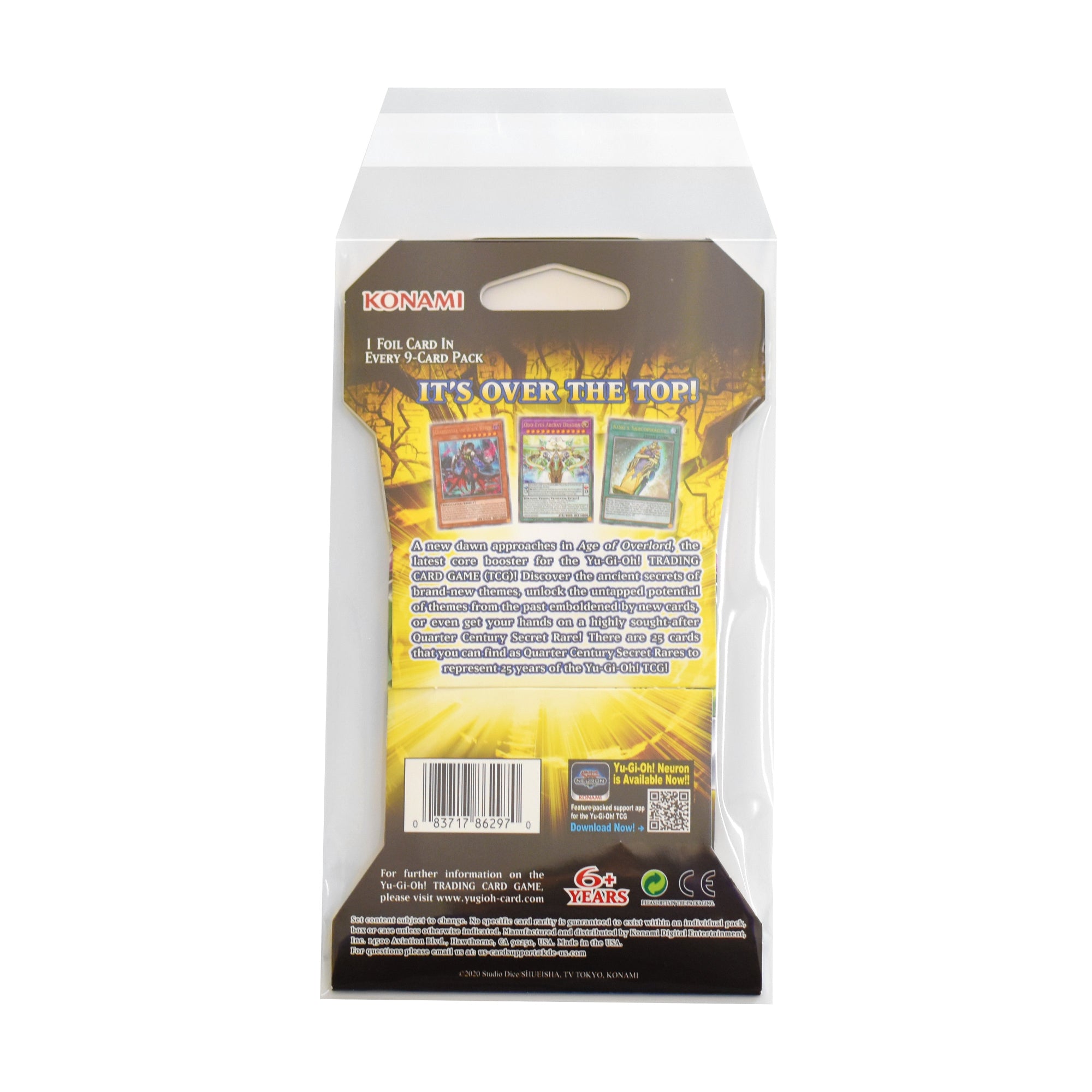 Yu-Gi-Oh! sleeves for sleeved booster packs