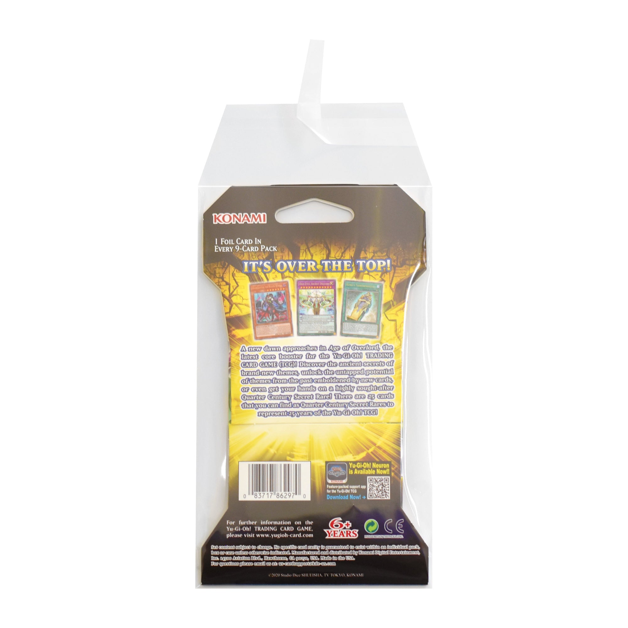 Yu-Gi-Oh! sleeves for sleeved booster packs