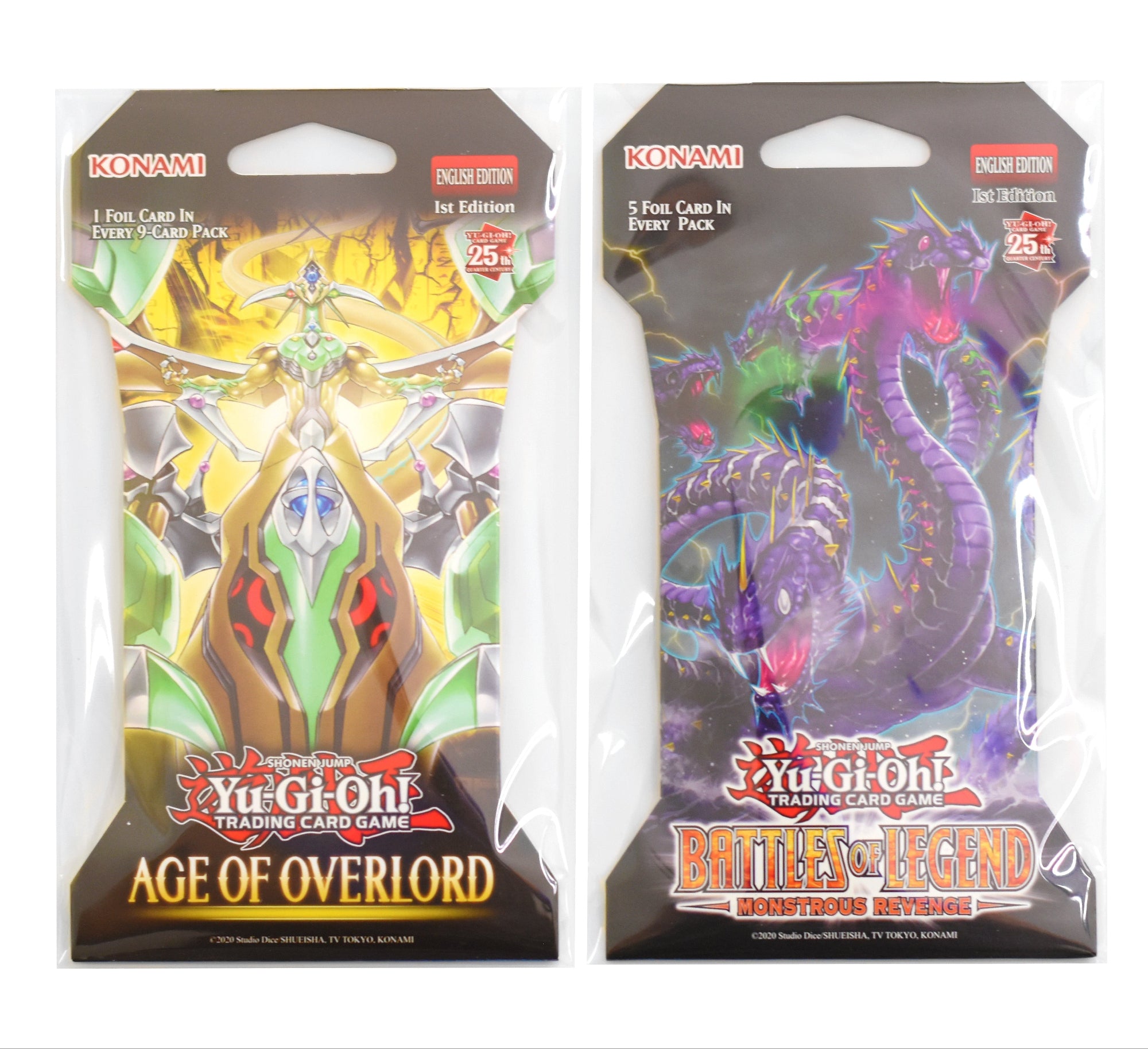 Yu-Gi-Oh! sleeves for sleeved booster packs