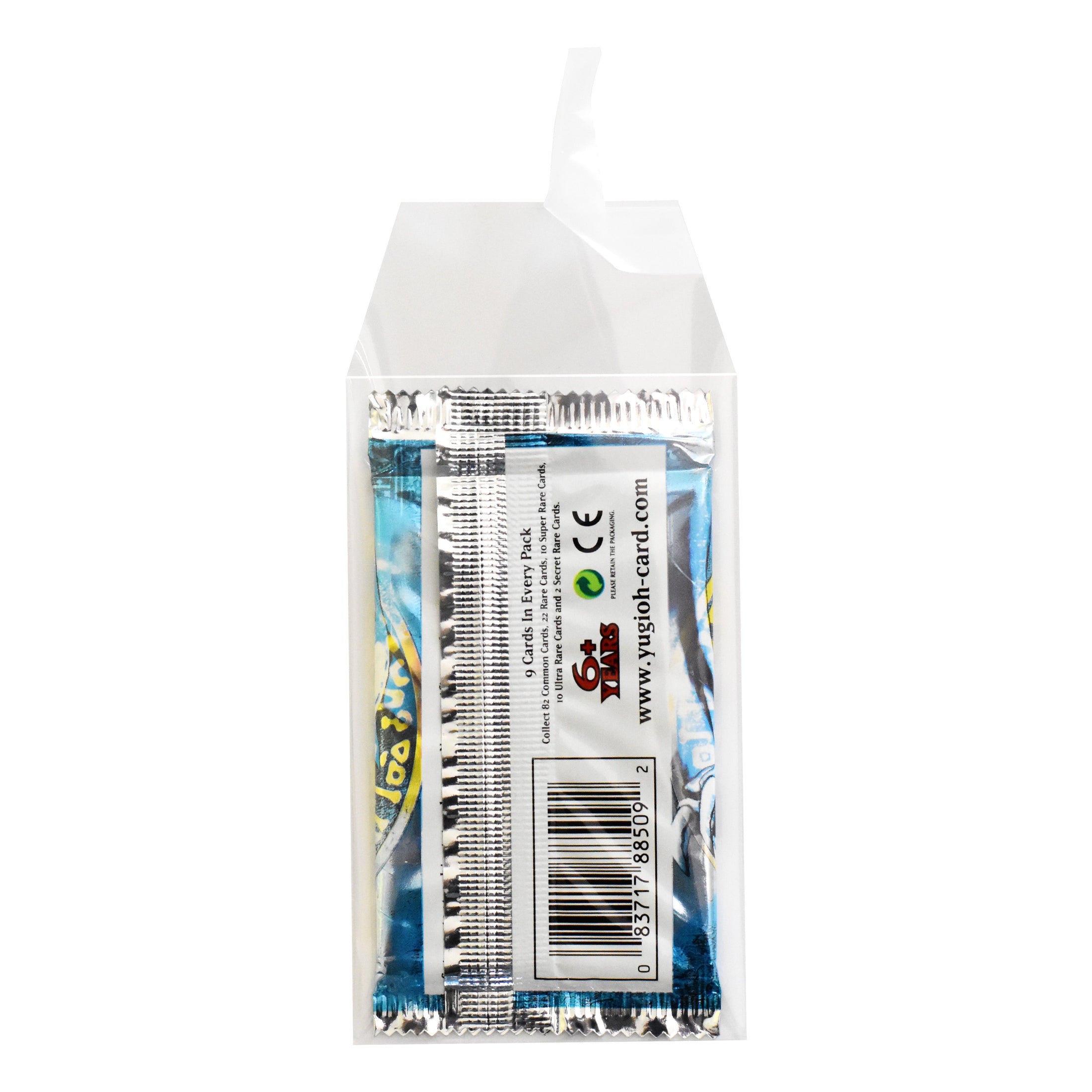 Protective Sleeves for Yugioh! TCG Booster Packs - x50 Self Sealing Clear View Sleeves