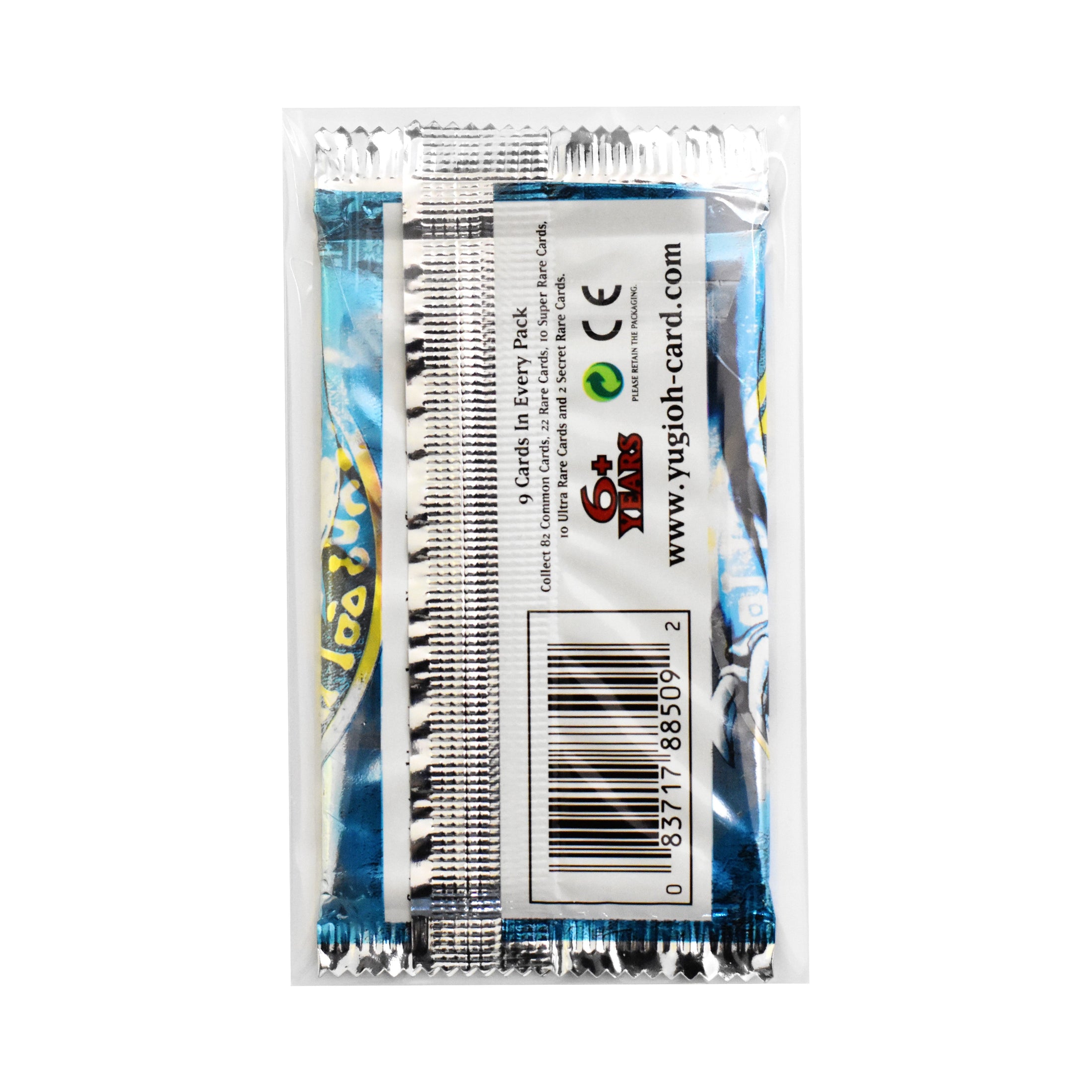 Protective Sleeves for Yugioh! TCG Booster Packs - x50 Self Sealing Clear View Sleeves